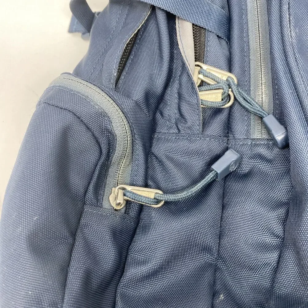 The North Face Mentor Backpack School Camping Hiking Bookbag Navy Blue